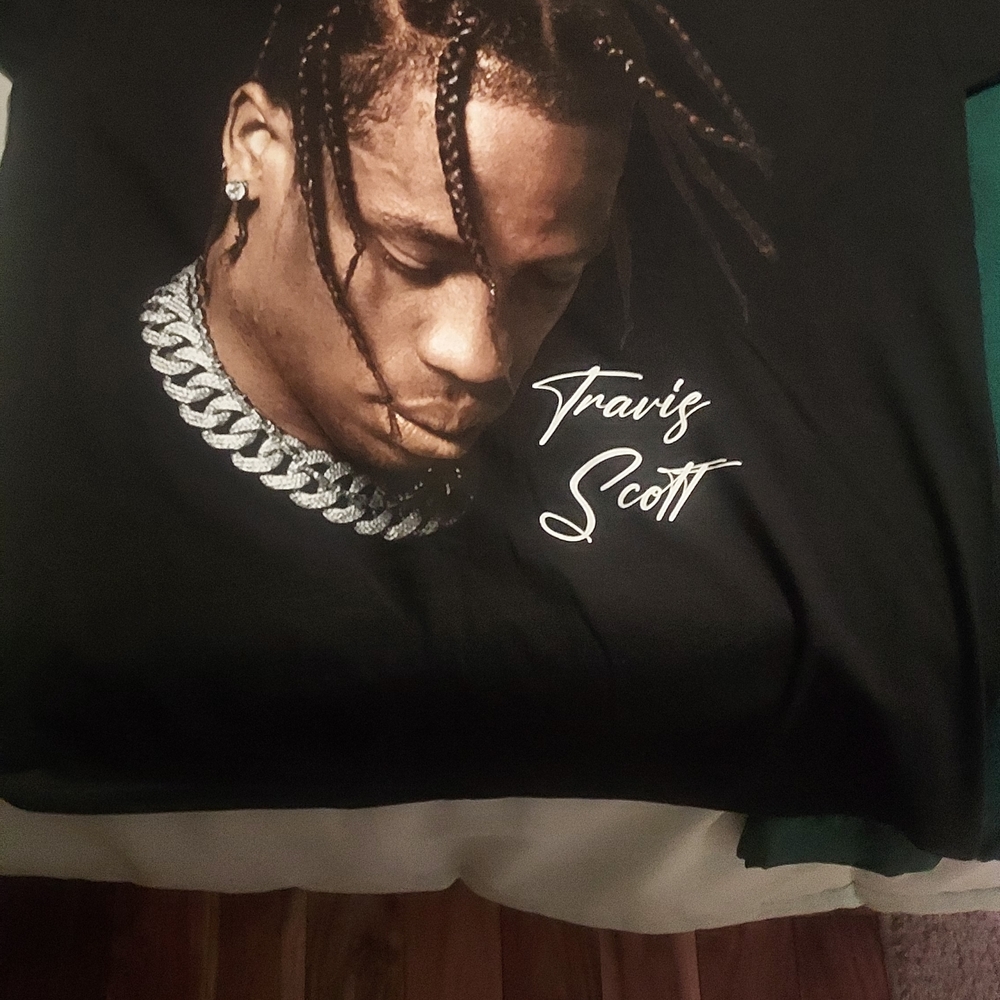 Black and Silver Short Sleeve Tee with Signature Design